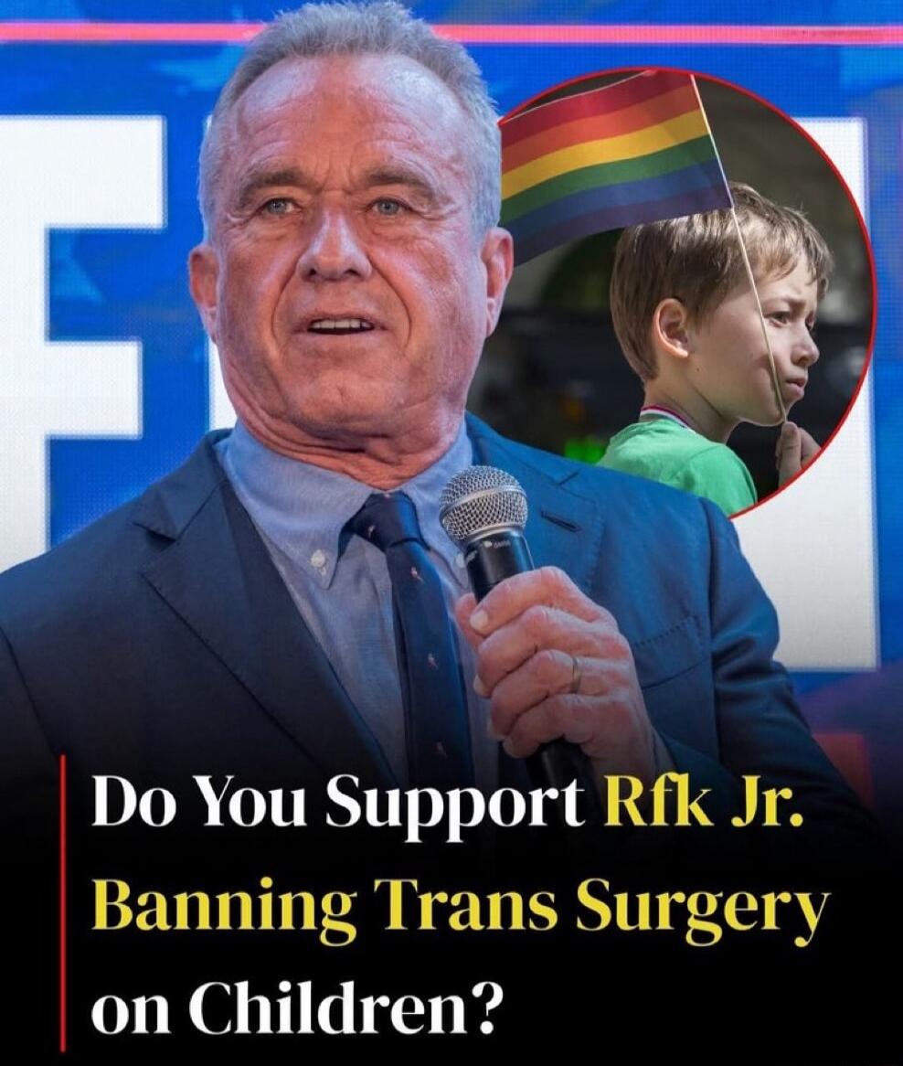 Do You Support Rfk Jr. Banning Trans Surgery on Children?
