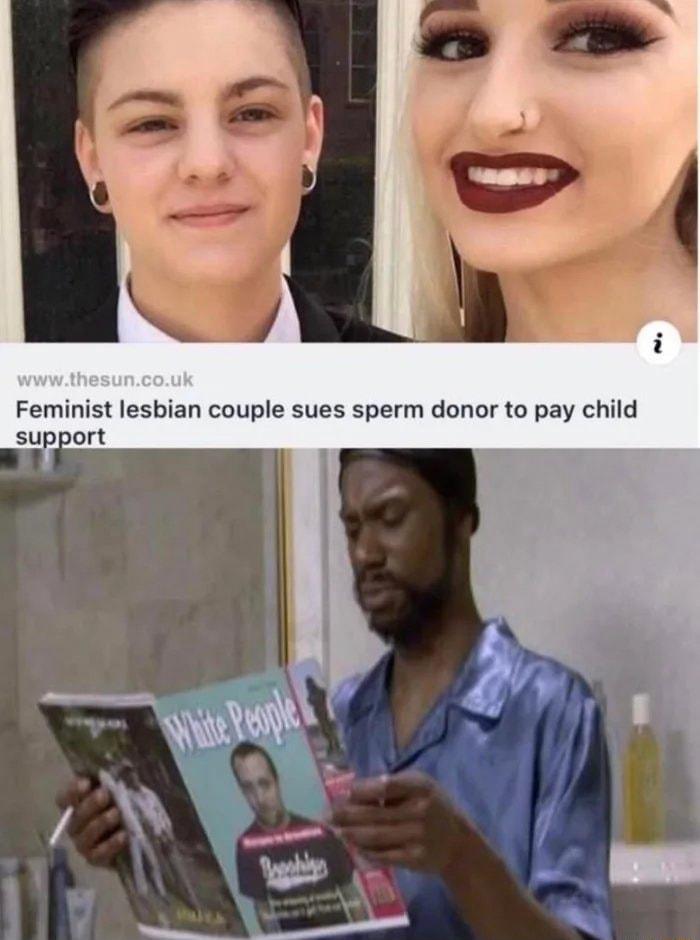 Feminist lesbian couple sues sperm donor to pay child support