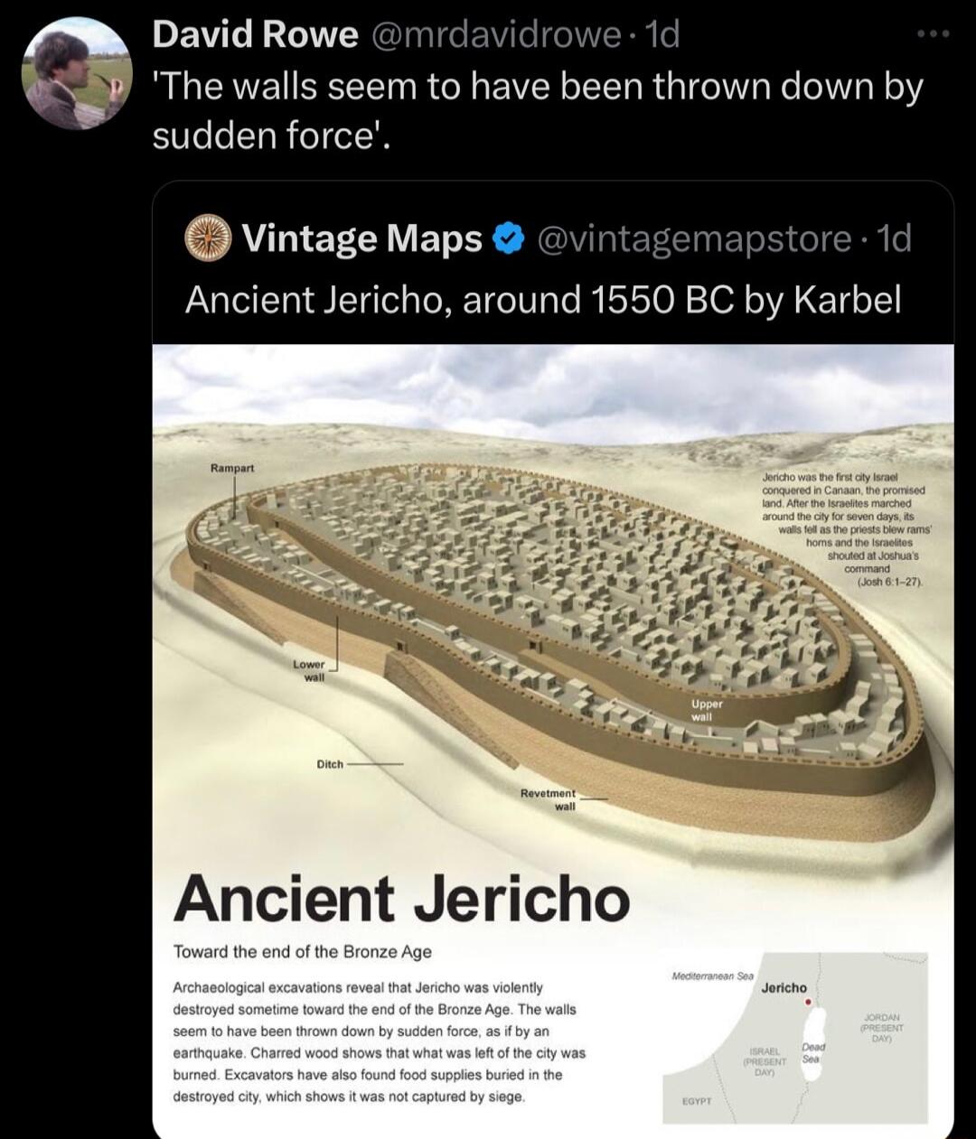 PEVLEGIT Javidre c RUCNEISECEN R G EIEREERR G Fe W R sudden force ANy Y Ancient Jericho aro Ancient Jericho