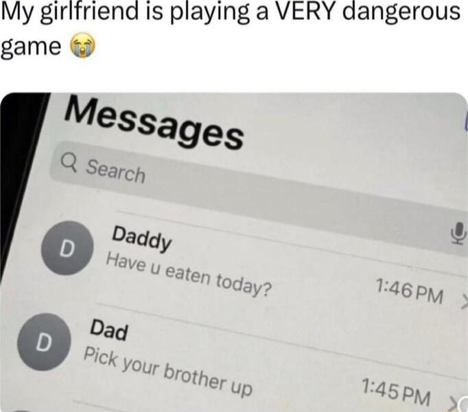 My girlfriend Is playing a VERY dangerous game