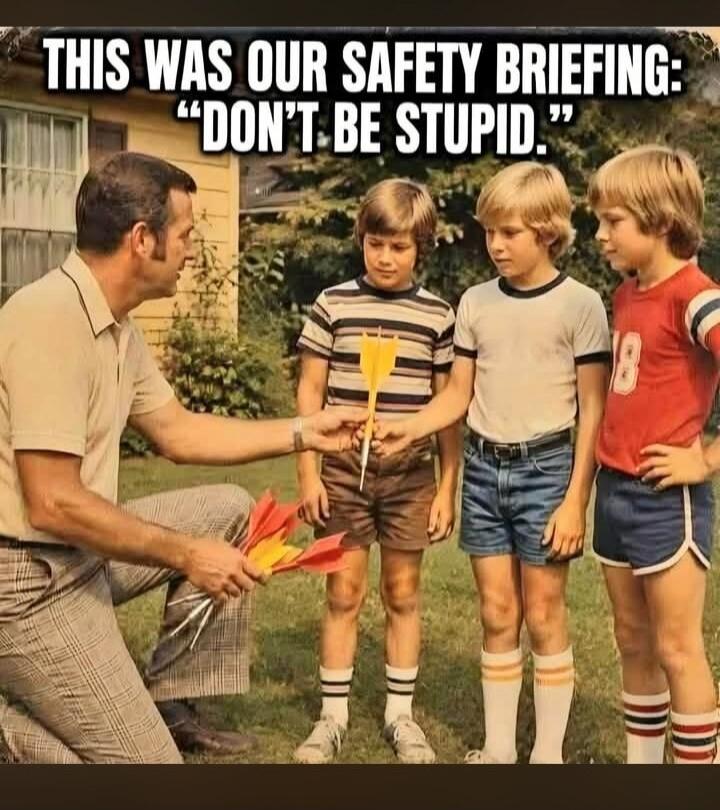 THIS WAS OUR SAFETY BRIEFING: 