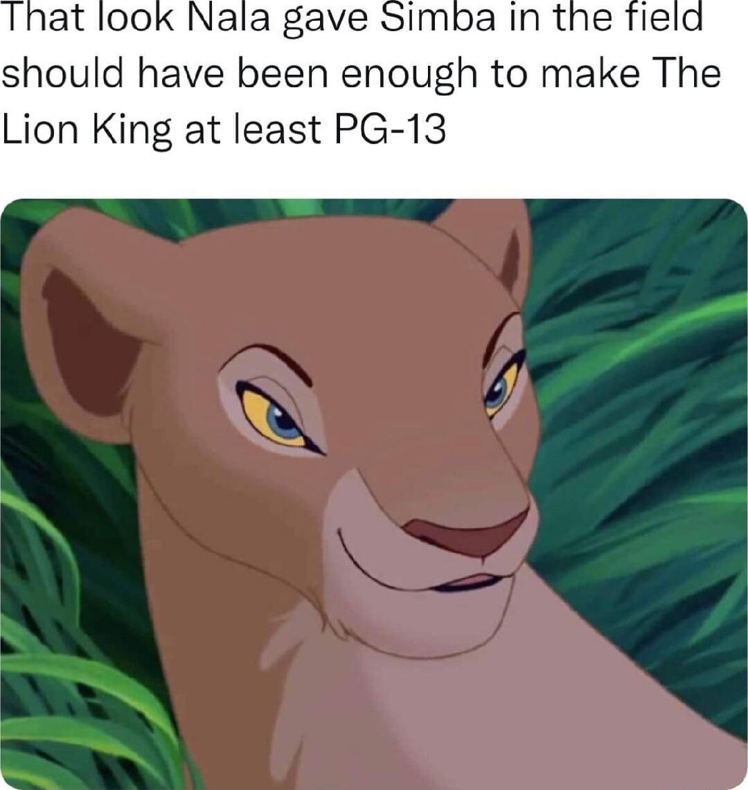 ould have been enough to make The Lion King at least PG 13