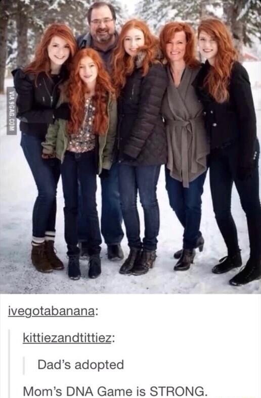 ivegotabanana kittiezandtittiez Dads adopted Moms DNA Game is STRONG