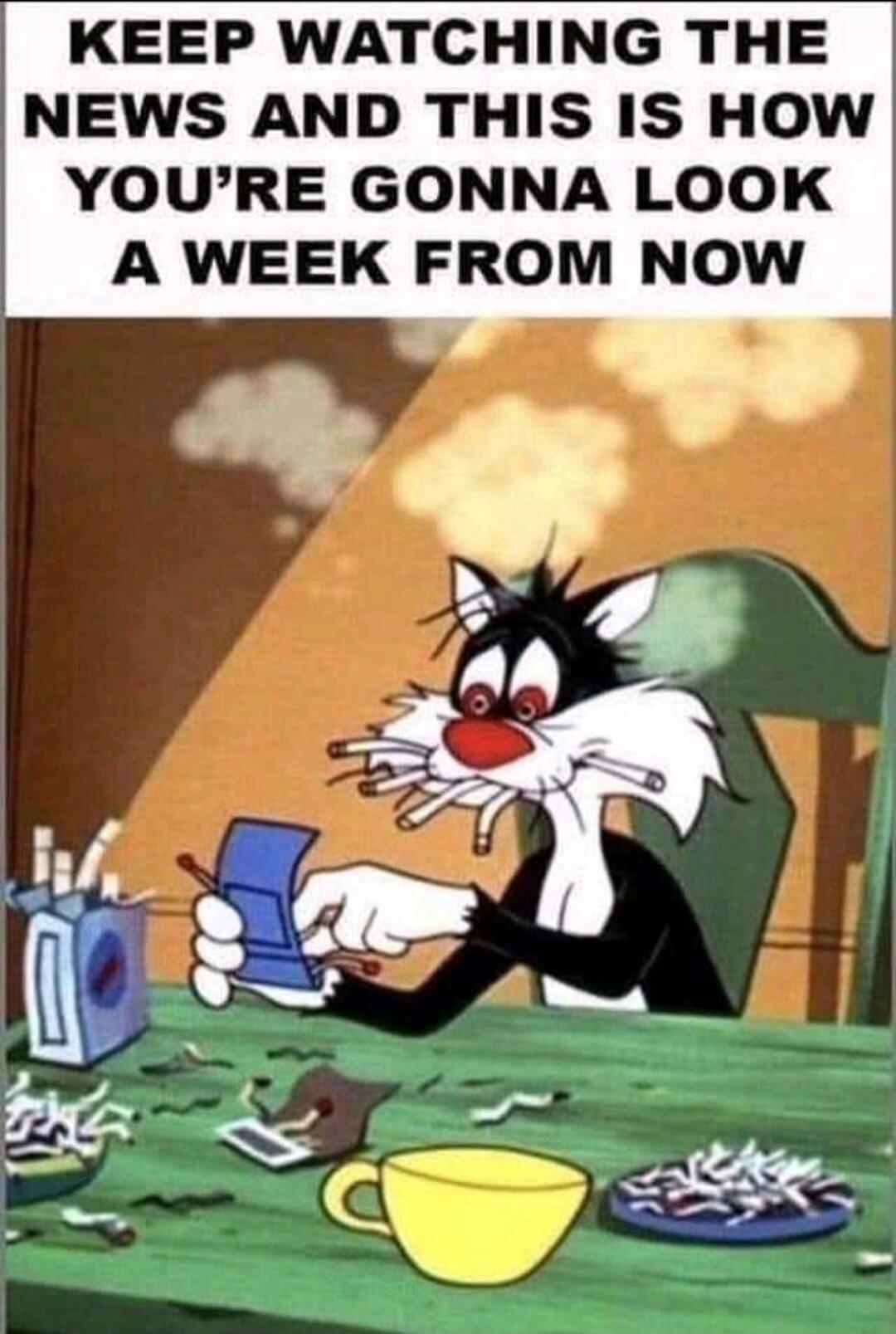 KEEP WATCHING THE NEWS AND THIS IS HOW YOU'RE GONNA LOOK A WEEK FROM NOW