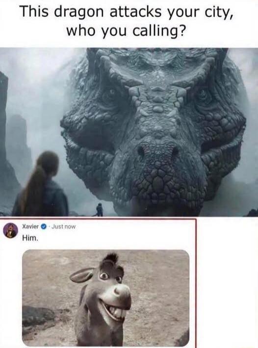This dragon attacks your city, who you calling? Xavier Just now Him.