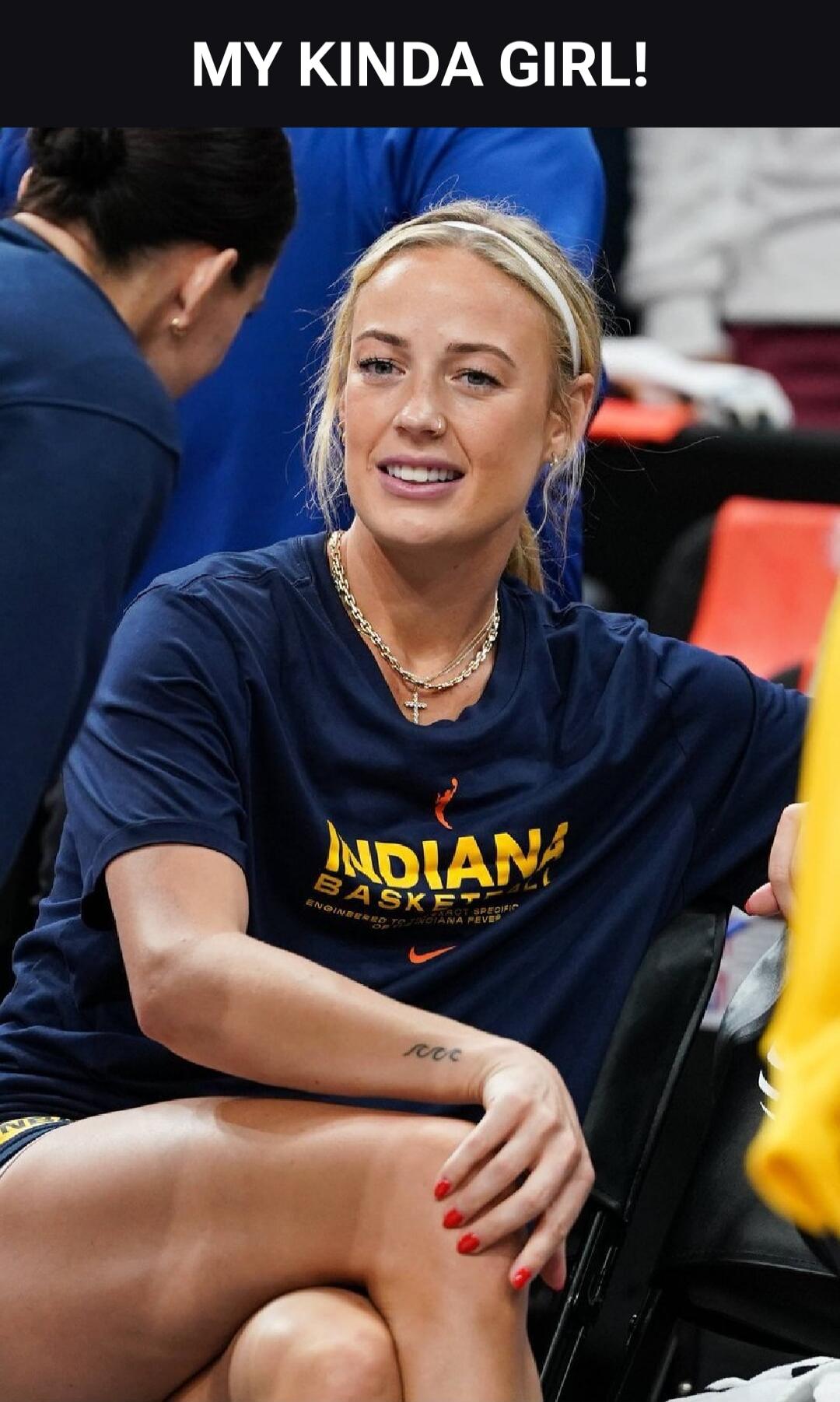 MY KINDA GIRL! INDIANA BASKETBALL