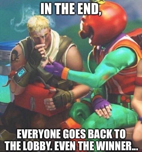 EVERYONE GOES BACK m THE LOBBY EVEN THEWINNER