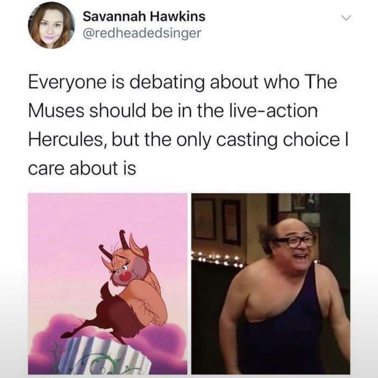 _J Savannah Hawkins d redheadedsinger Everyone is debating about who The Muses should be in the live action Hercules but the only casting choice care about is