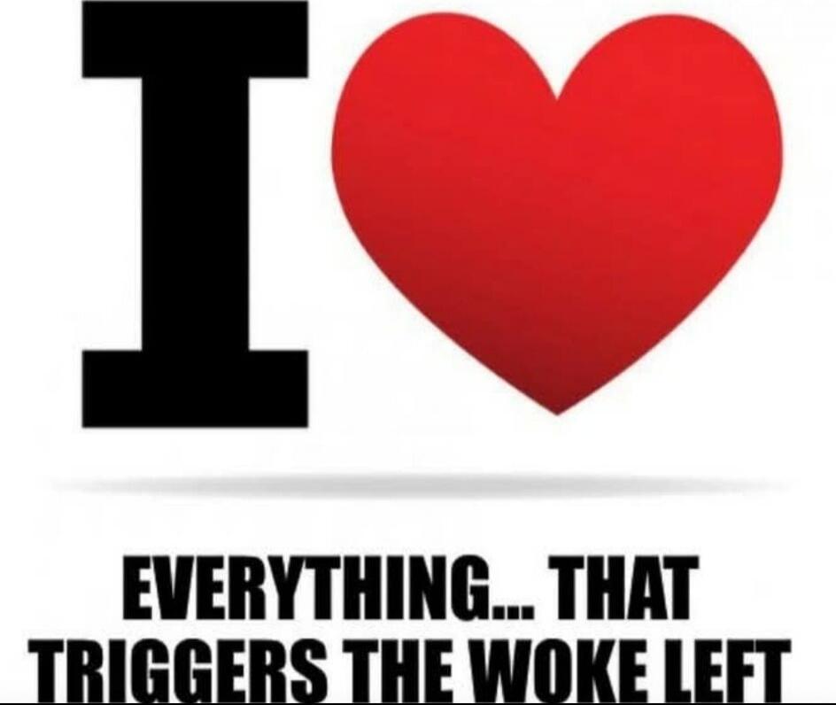 I ❤️ EVERYTHING... THAT TRIGGERS THE WOKE LEFT