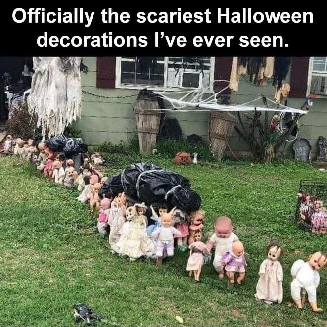 Officially the scariest Halloween decoratlons VWAV CT TET