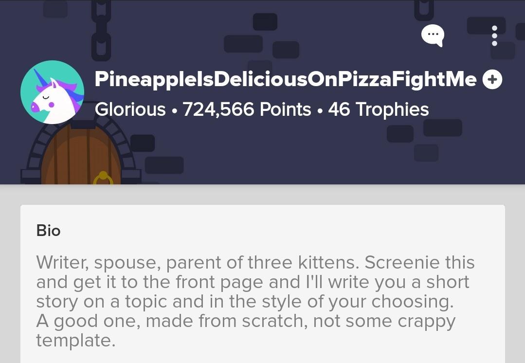 eapplelsDeliciousOnPizzaFightMe Glorious 724566 Points 46 Trophies