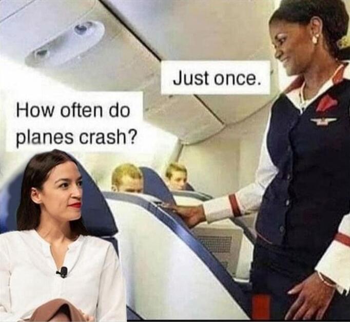 How often do planes crash? Just once.