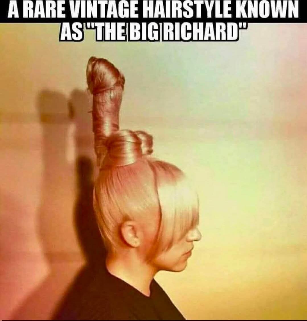 A RARE VINTAGE HAIRSTYLE KNOWN AS 