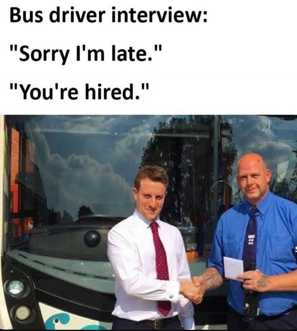 Bus driver interview: 