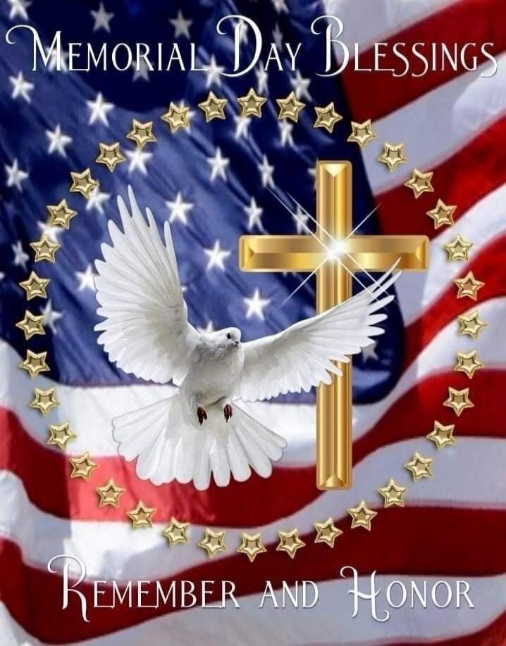 Memorial Day Blessings Remember and Honor