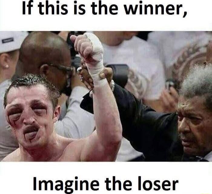 If this is the winner Imagine the loser