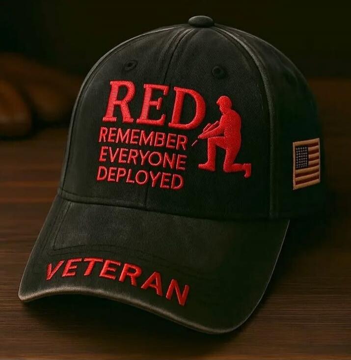 RED REMEMBER EVERYONE DEPLOYED VETERAN