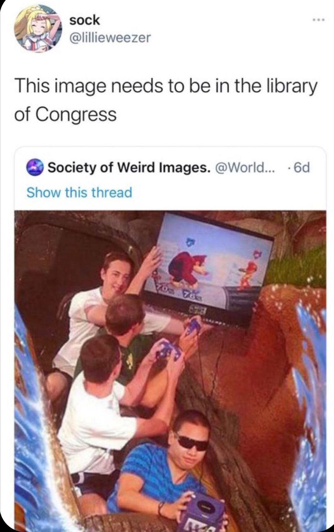 5 N sock l lillieweez This image needs to be in the library of Congress Society of Weird Images World 6d