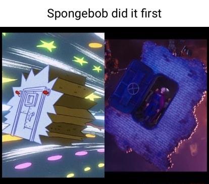 Spongebob did it first