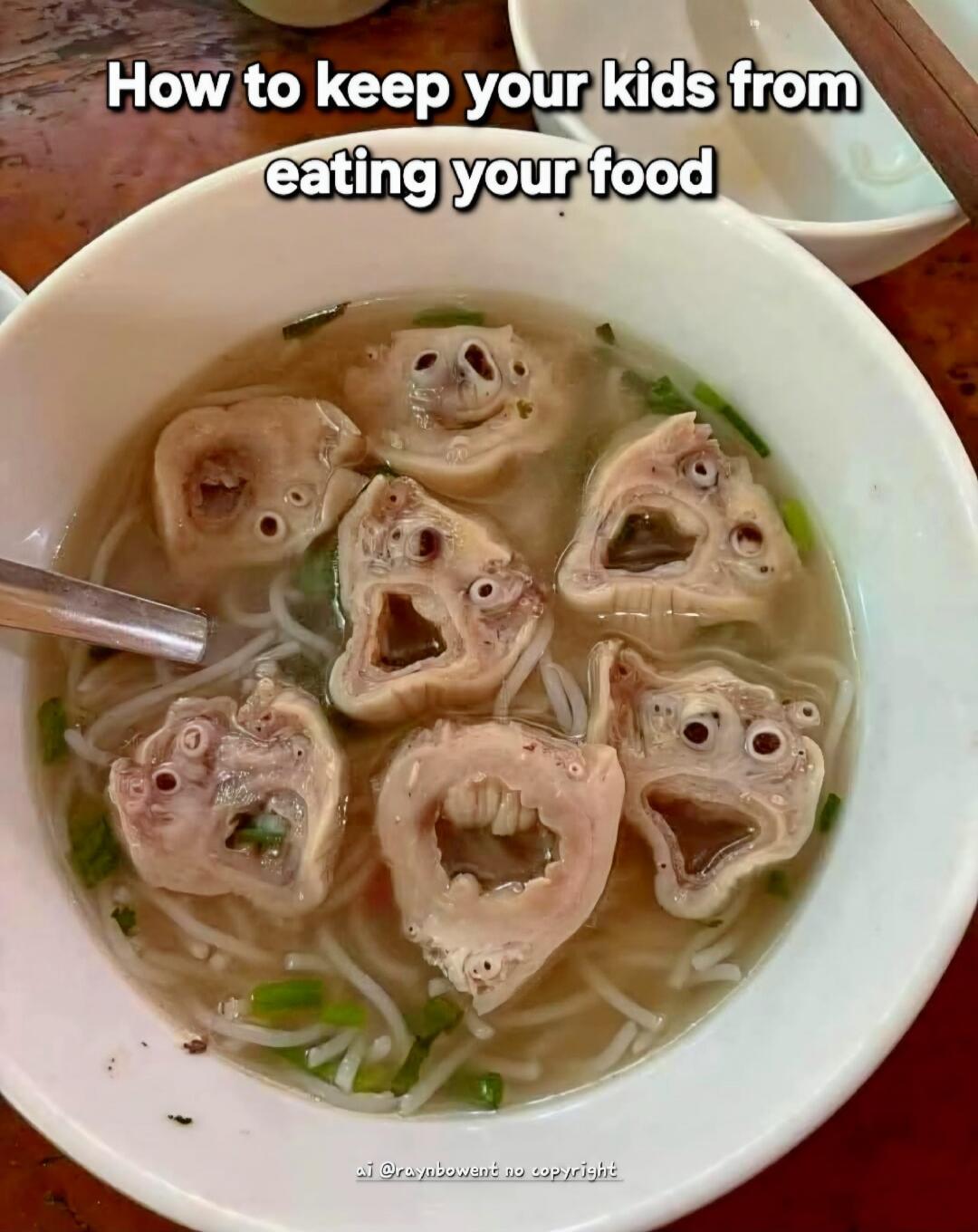 How to keep your kids from eating your food