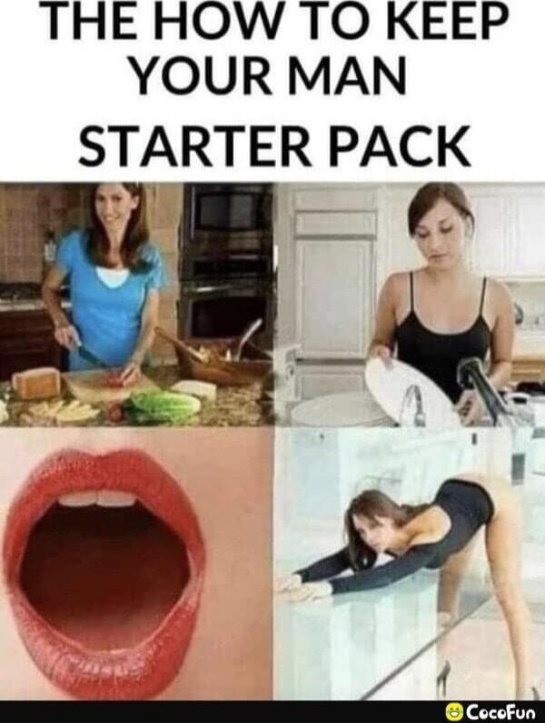 THE HOW TO KEEP YOUR MAN STARTER PACK