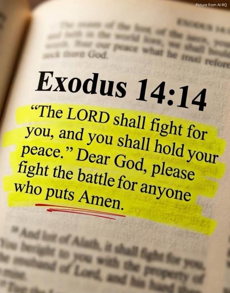 Exodus 14:14 