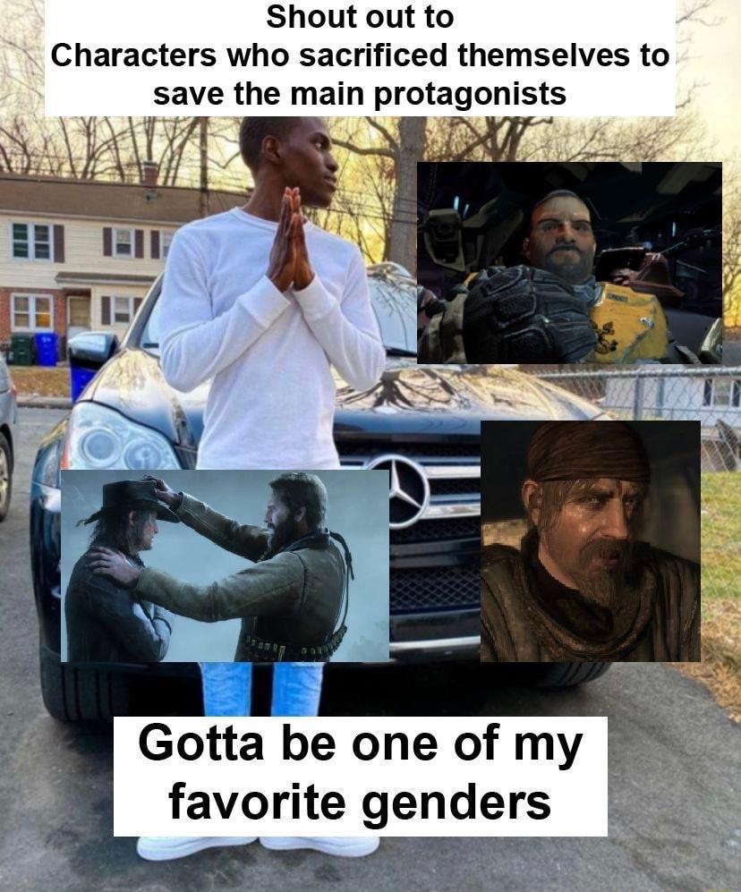 Shout out to Characters who sacrmced themselves to Gotta be one of my favorite genders