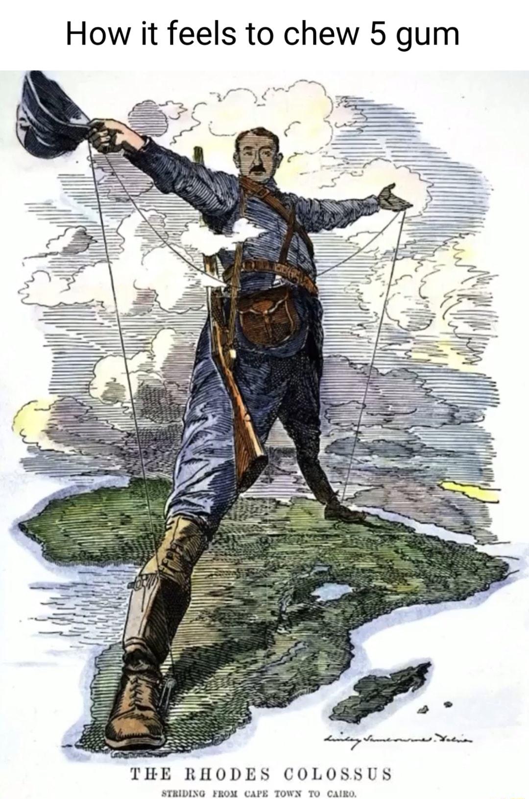 How it feels to chew 5 gum