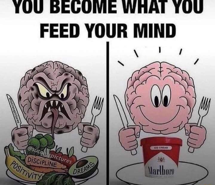 YUU BEGONE WHAI YOU FEED YOUR MIND