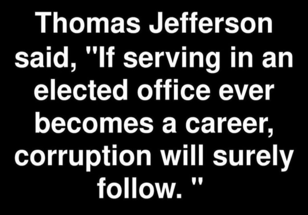 Thomas Jefferson said, 
