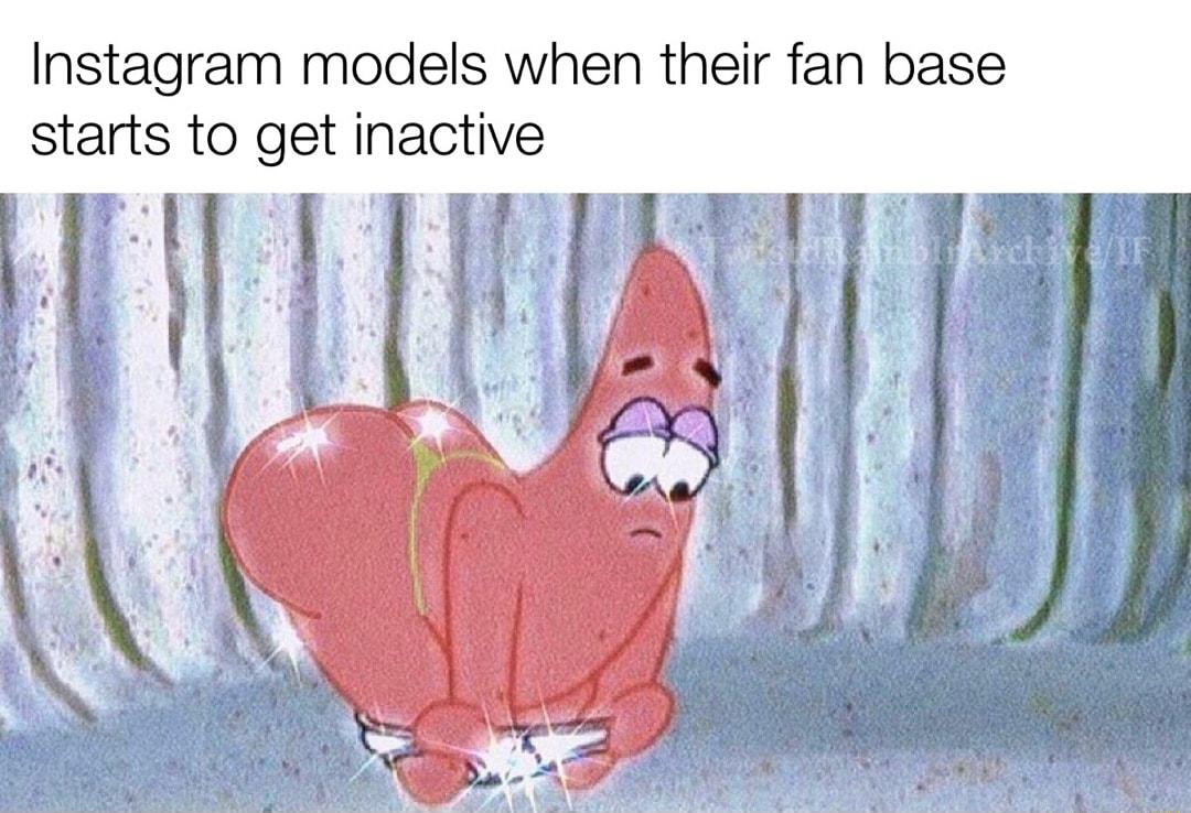 Instagram models when their fan base starts to get inactive i