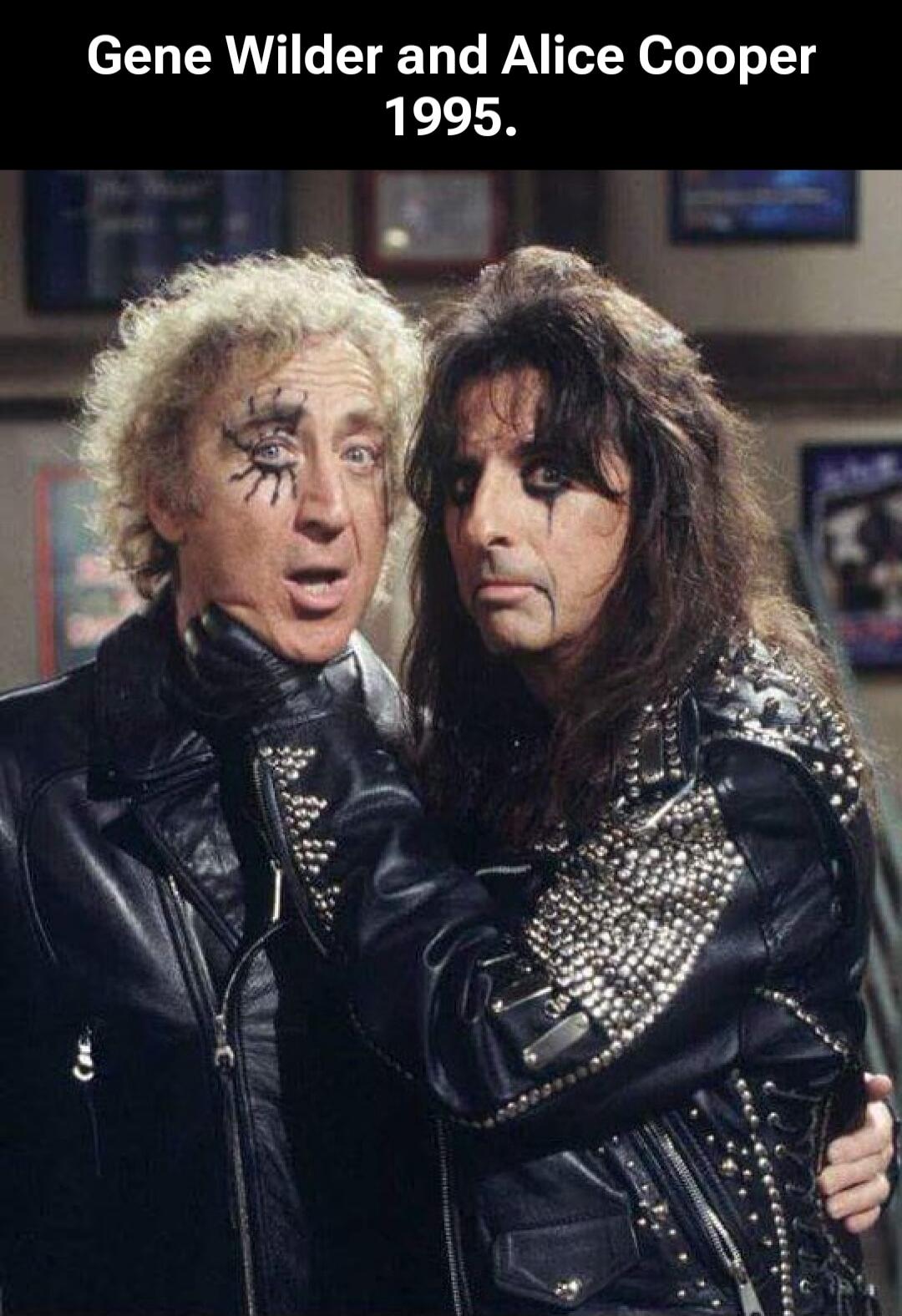 Gene Wilder and Alice Cooper 1995.