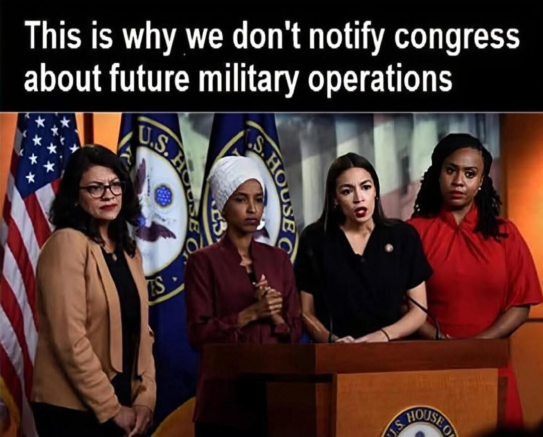 This is why we don't notify congress about future military operations