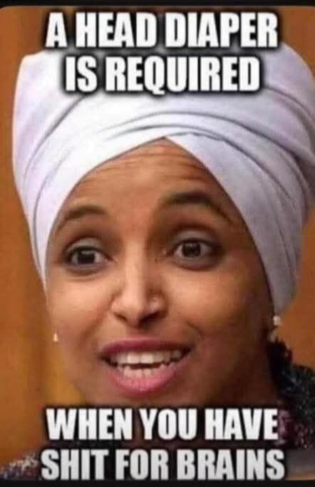 A HEAD DIAPER IS REQUIRED WHEN YOU HAVE SHIT FOR BRAINS