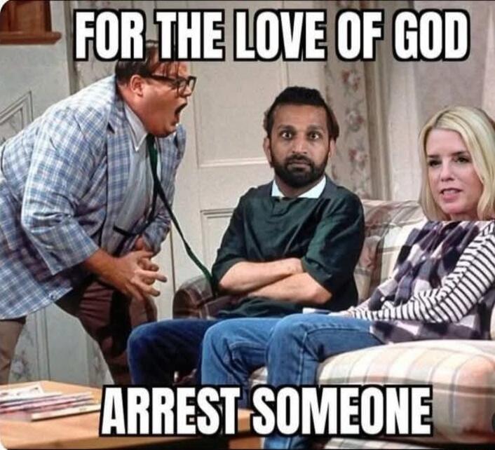 FOR THE LOVE OF GOD ARREST SOMEONE