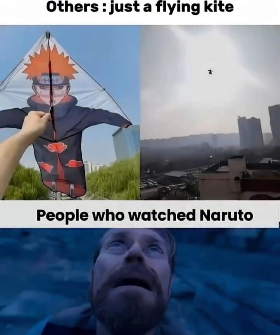 Others : just a flying kite
People who watched Naruto