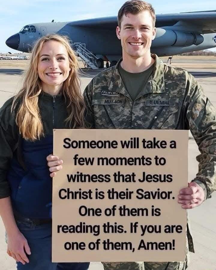 Someone will takea few moments to witness that Jesus 4 Christ is their Savior Oneofthemis reading this If you are one of them Amen P