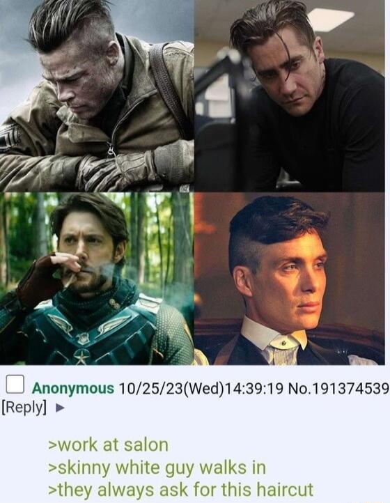 Anonymous 102523Wed143919 No191374539 Reply work at salon inny white guy walks in or this hairc