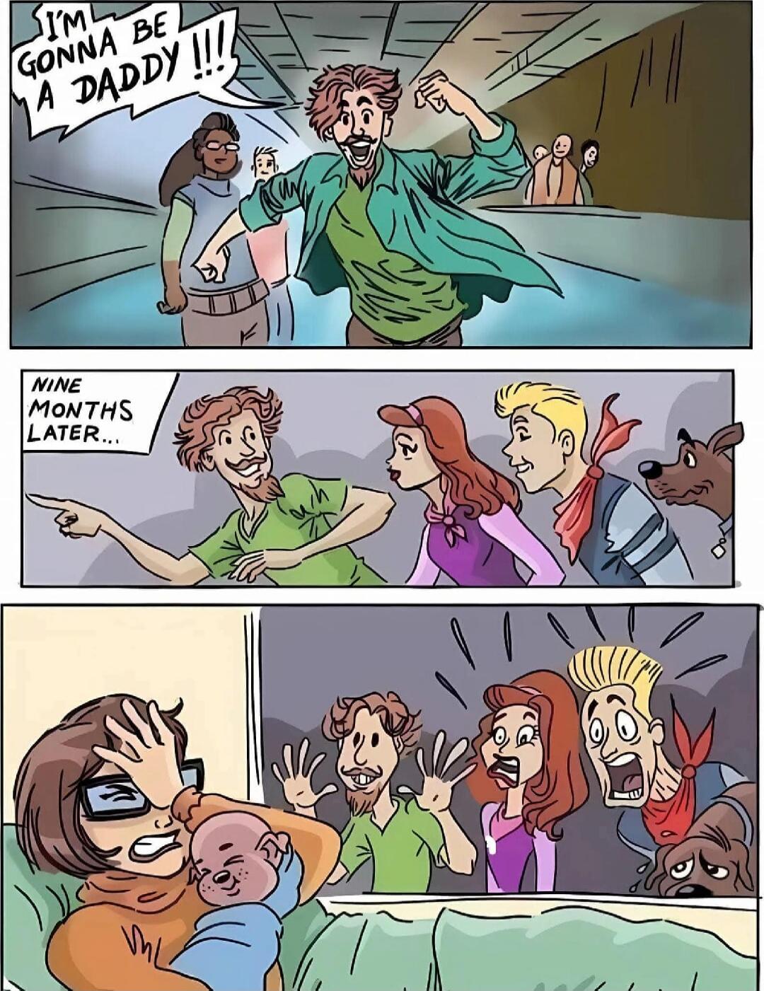 I'm gonna be a daddy!!!
Nine months later...