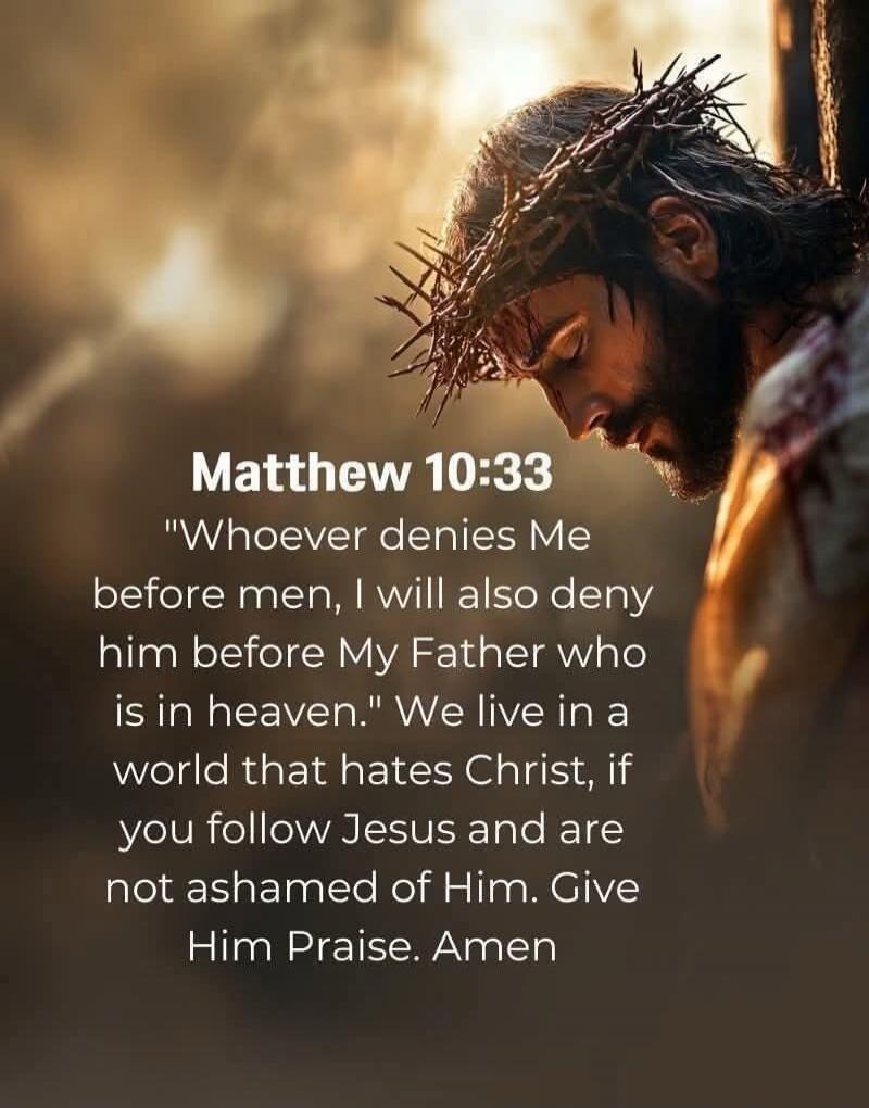 Matthew 10:33 