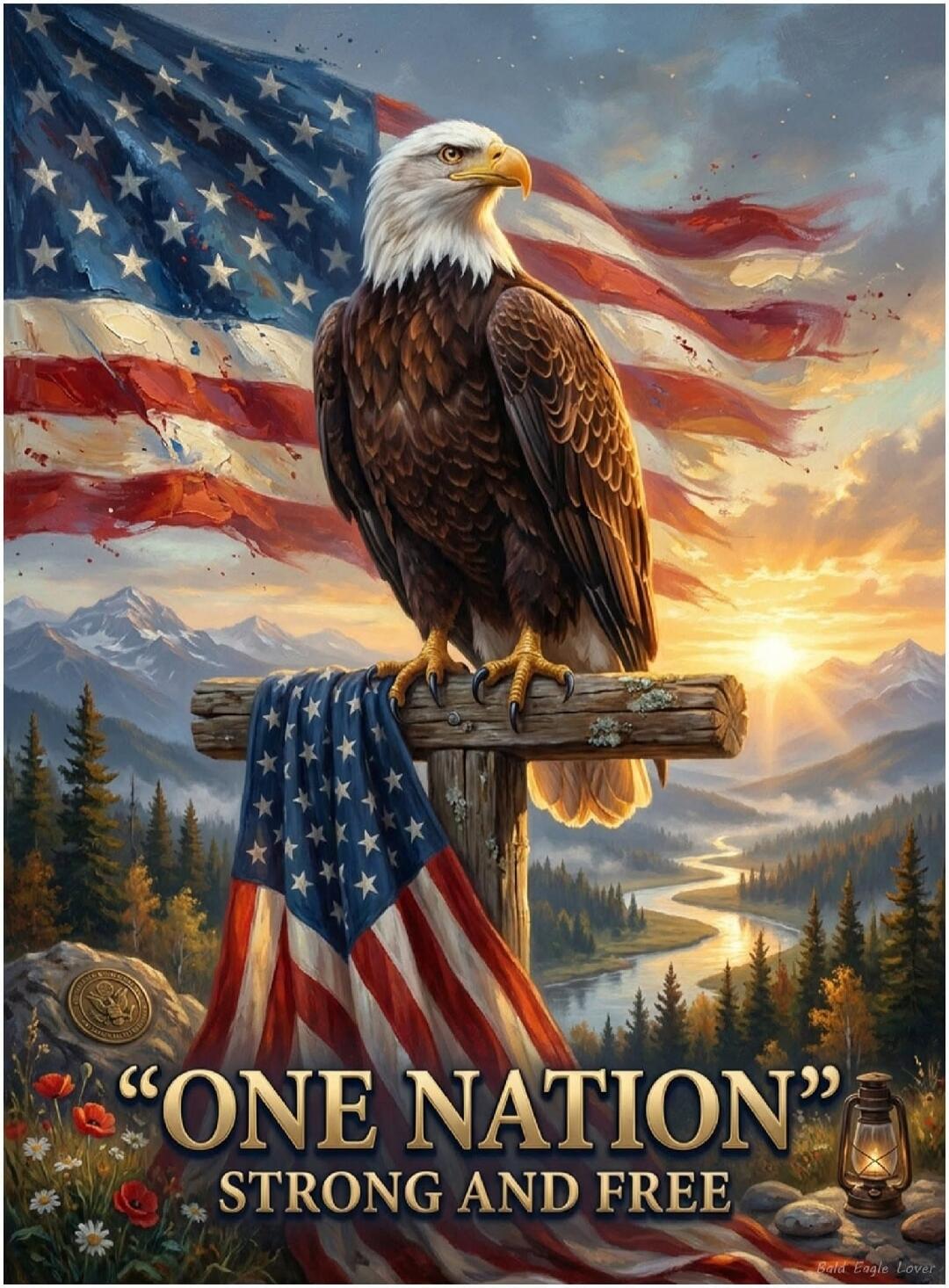 ONE NATION STRONG AND FREE