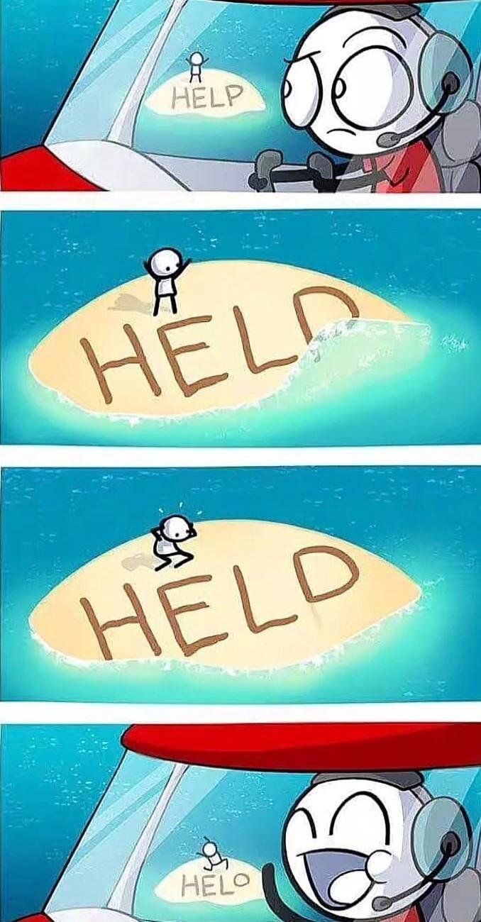 HELP, HELO