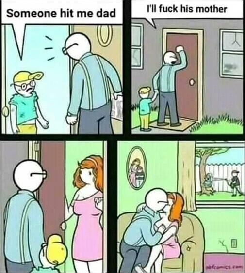 Som i eone hit me dad 1l fuck his mother Y 72 L