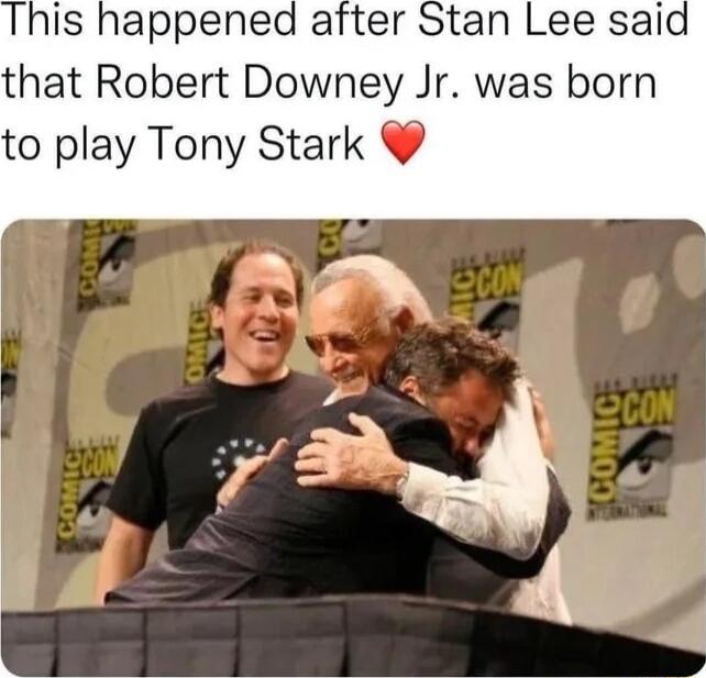 This happened after that Robert Downey Jr was born to play Tony Stark