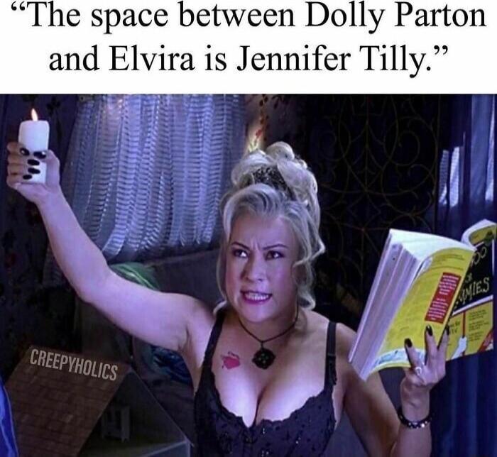 e space between Dol and Elvira is Jennifer P