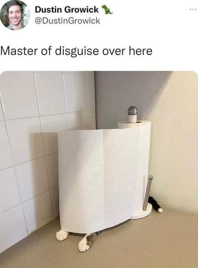 Dustin Growick X DustinGrowick Master of disguise over here