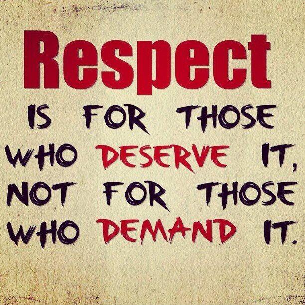 LT T e g S FOR THOSE WHO DESERVE IT NOT FOR THOSE WHO DEMAND T