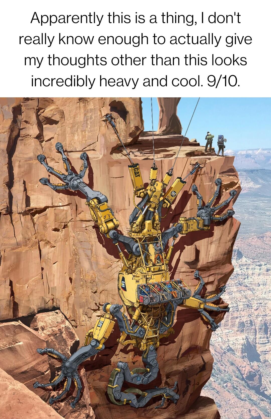 Apparently this is a thing dont really know enough to actually give my thoughts other than this looks incredibly heavy and cool 910 L