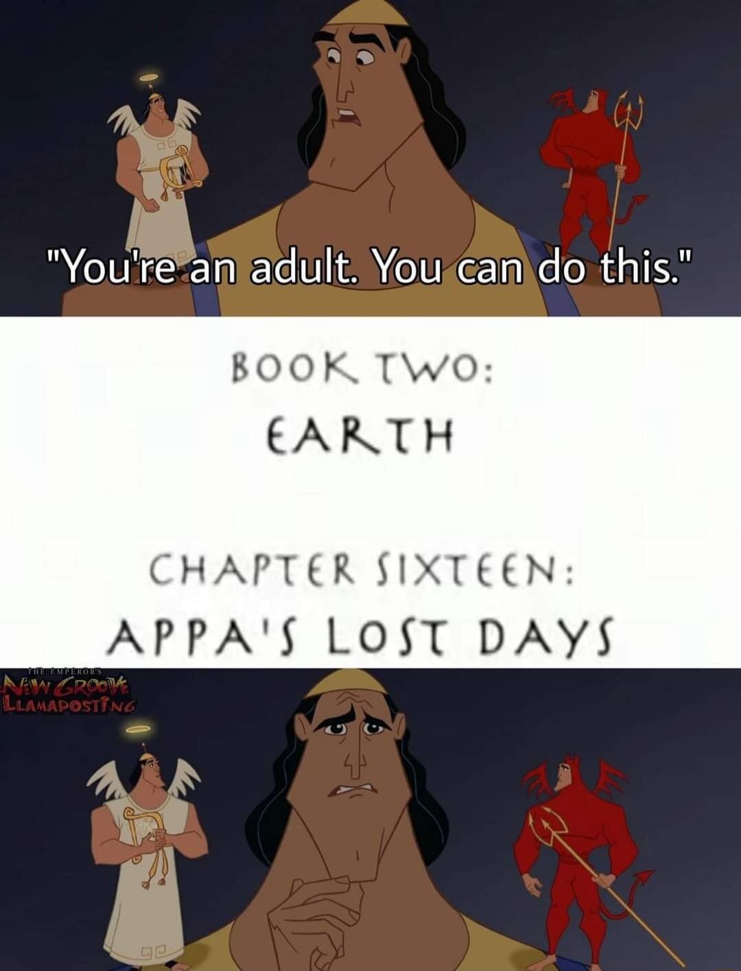 Yourean adult You camido this BOOK TWO EARTH CHAPTER SIXTEEN APPAS LOST DAYS