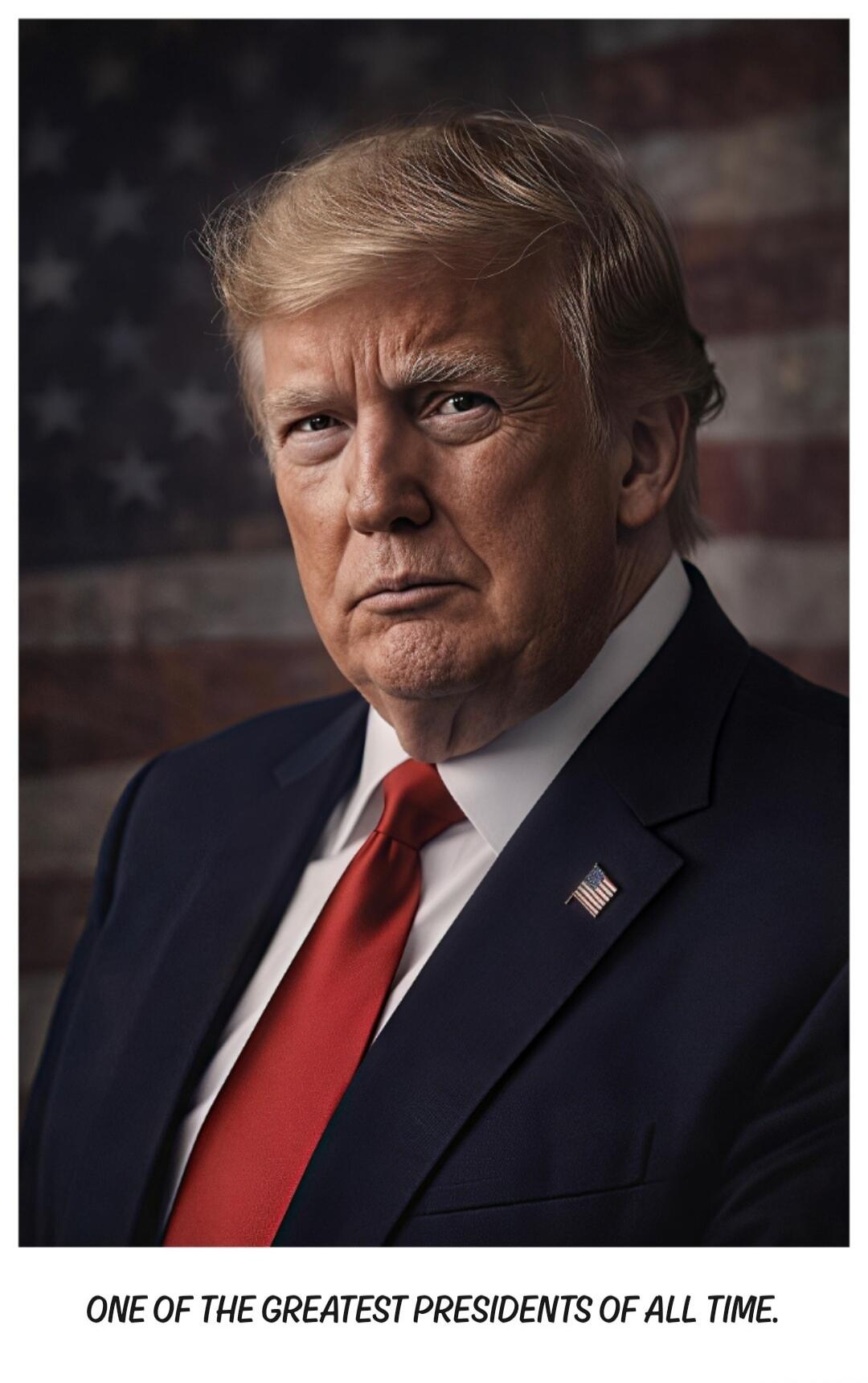 ONE OF THE GREATEST PRESIDENTS OF ALL TIME.